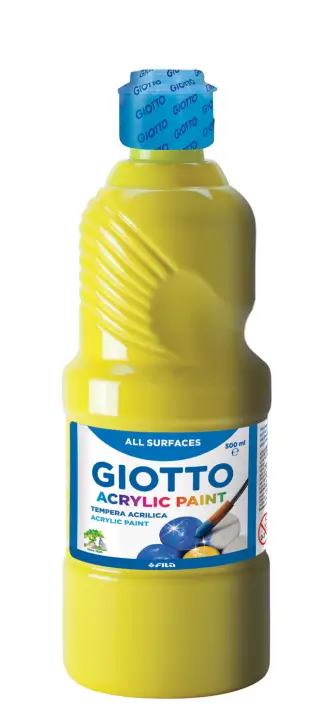 533702 pintura acrílica 500 ml Amarillo Botella