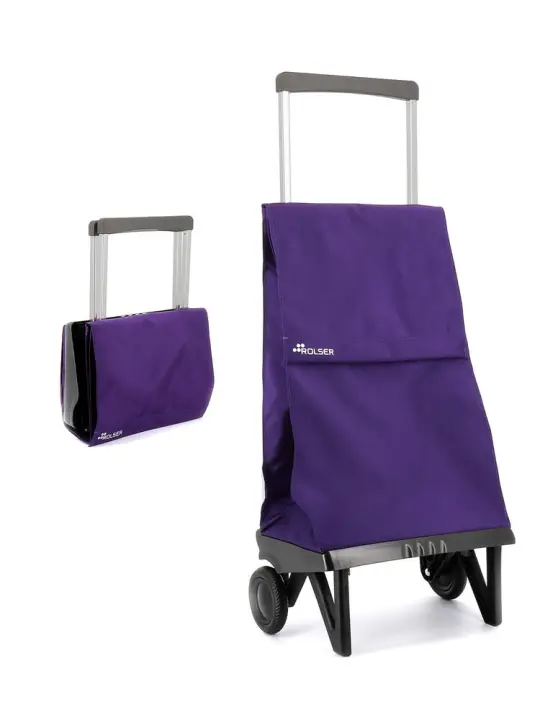 PLE001 bolsa de compras Púrpura Bolsa para carrito de la compra