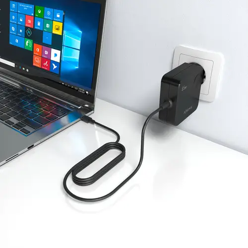 Cargador 65W PD3.0 1xUSB-C 1.5m, Negro - Imagen 5