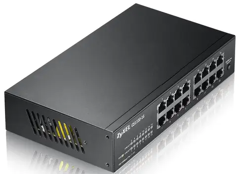 GS1100-16 No administrado Gigabit Ethernet (10/100/1000) Negro - Imagen 2