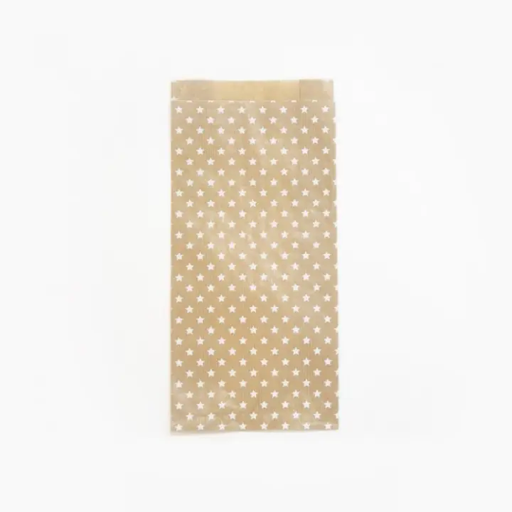 394107C bolsa de papel Marrón, Blanco