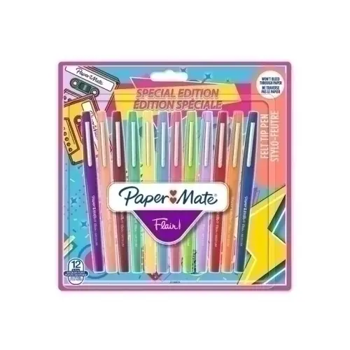 ROTUL.FIBRA PAPER MATE FLAIR RETRO BL/12