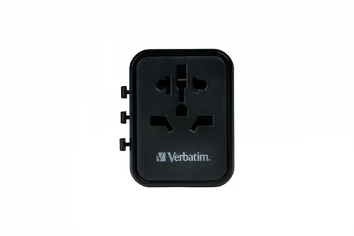 49544 adaptador de enchufe eléctrico Universal Negro - Imagen 4