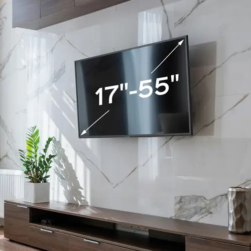 Soporte De Pared Universal Inclinable Y Giratorio UK1113 17?-55? TV / Monitores - Imagen 2