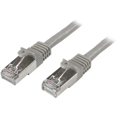 Cable de 1m de Red Cat6 Ethernet Gigabit Blindado SFTP - Gris - Imagen 1