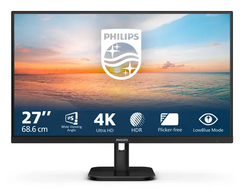 27E1N1800A/00 pantalla para PC 68,6 cm (27") 3840 x 2160 Pixeles 4K Ultra HD LED Negro - Imagen 3