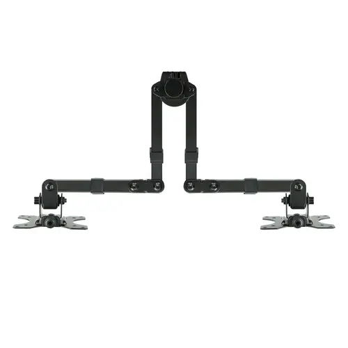Soporte de Mesa Giratorio e Inclinable para 2 Pantallas (Monitor / TV Plasma / LCD / LED) 13  32, de Dos Brazos, Negro - Imagen 9