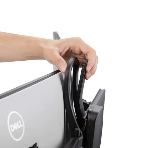 Soporte de Escritorio de Travesaño para Dos Monitores de 27 Pulgadas - Capacidad de 12kg - Soporte VESA de 75x75 o 100x100 - Ajustable - Imagen 6