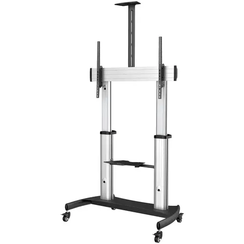 Soporte Móvil de TV - Carrito de TV de Servicio Pesado para Pantallas de 60 a 100 Pulgadas - 100kg - Soporte Universal Rodante de Piso con Altura Ajustable - con Ruedas - para Televisor (STNDMTV100) - Imagen 1