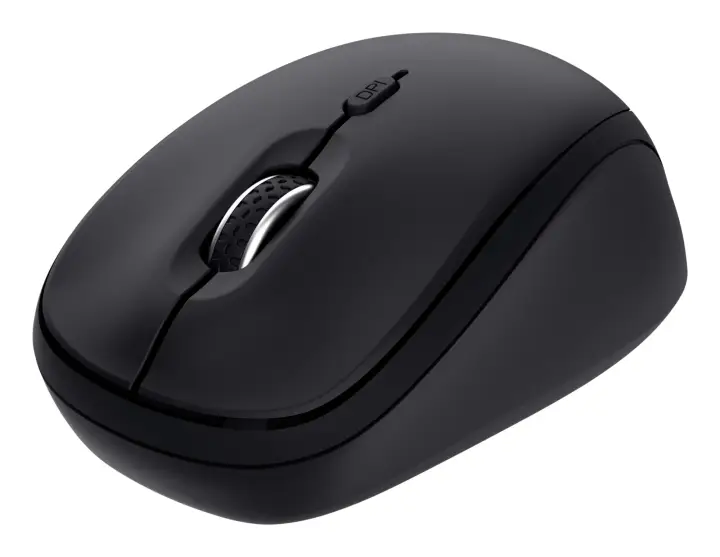 Yvi+ ratón Universal Ambidextro RF Wireless + Bluetooth Óptico 1600 DPI