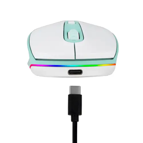 SMOG MINT-RB ratón Juego Ambidextro RF Wireless + Bluetooth Óptico 2400 DPI - Imagen 7