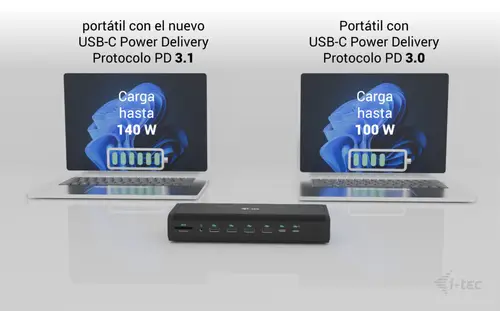 Universal 6x 4K/60Hz Display Docking Station + Power Delivery 140W - Imagen 10