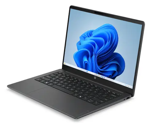 OmniBook 3 Laptop AI 14-ht0011nsx Intel Core Ultra 5 225U Portátil 35,6 cm (14") 2K 8 GB DDR5-SDRAM 512 GB SSD Wi-Fi 6 (802.11ax) Windows 11 Home AI PC Negro, Gris - Imagen 4