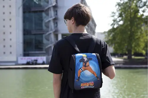 Naruto Mochila Nintendo Negro, Azul, Naranja - Imagen 5