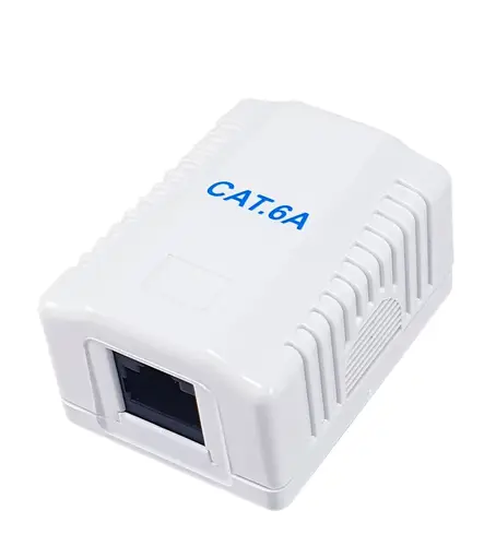 235215 caja de conexiones de red Cat6a Blanco - Imagen 1