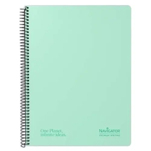 CUAD NAVIGATOR A4 80H 80GR 4X4 PASTEL VERDE