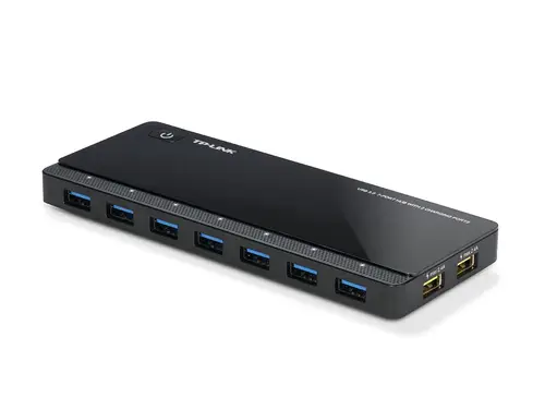 UH720 hub de interfaz USB 3.2 Gen 1 (3.1 Gen 1) Micro-B 5000 Mbit/s Negro - Imagen 2