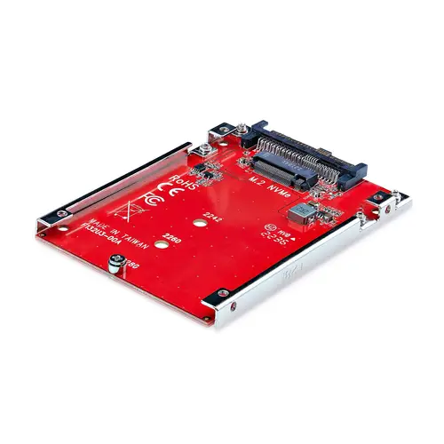 Adaptador M.2 a U.3 para SSDs M.2 NVMe - Conversor Adaptador de Host de Unidad M.2 PCIe a U.3 de 2,5 (SFF-TA-1001) - Cumple con TAA - Imagen 2