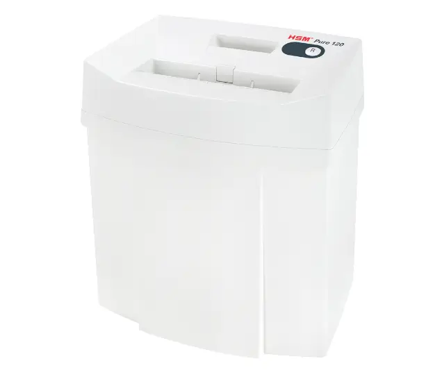 PURE 120 triturador de papel Corte en partículas 55 dB 22,5 cm Blanco