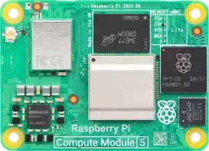 RASPBERRY-PI-5-2GB placa de desarrollo 2,4 MHz