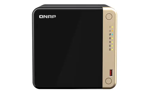 TS-464 NAS Torre Intel® Celeron® N5095 8 GB DDR4 0 TB QNAP QTS Negro - Imagen 1