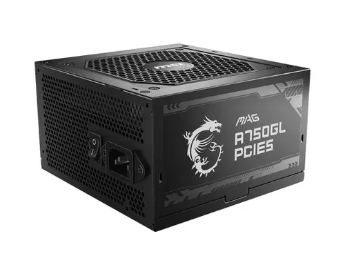 MAG A750GL PCIE5 unidad de fuente de alimentación 750 W 20+4 pin ATX ATX Negro - Imagen 1