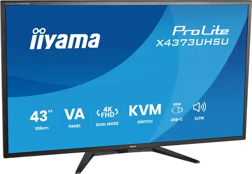 ProLite X4373UHSU-B2 pantalla para PC 108 cm (42.5") 3840 x 2160 Pixeles 4K Ultra HD LED Negro - Imagen 3