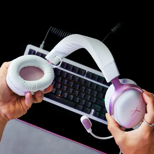 Cloud III - Auriculares gaming (blancos/rosas) - Imagen 5