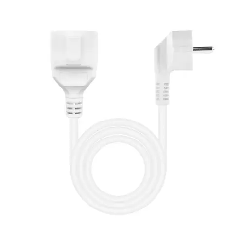 Cable de Alimentación Alargador, Blanco, 5 m - Imagen 2