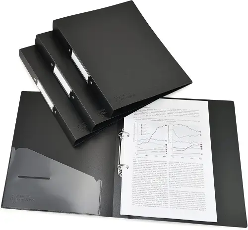 CARPETA RAPESCO PP A4 2 AN.35 NEGRO P/4