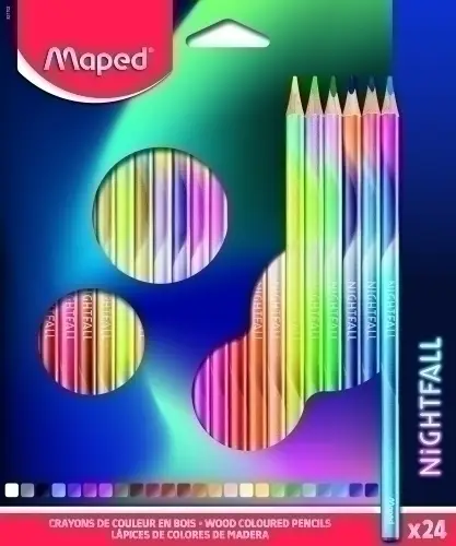 LAPICES COLOR MAPED NIGHTFALL  est.24