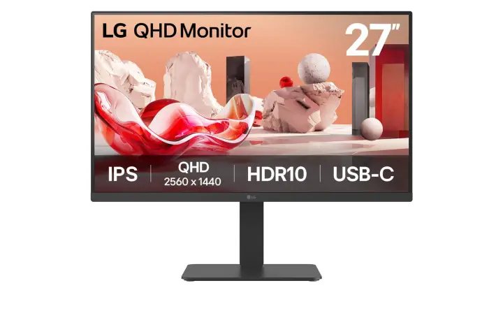 27BA65QB-B.AEU pantalla para PC 68,6 cm (27") 2560 x 1440 Pixeles Wide Quad HD LED Negro