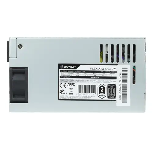 UKPSU1U40003 unidad de fuente de alimentación 250 W 20+4 pin ATX 1U Plata - Imagen 2