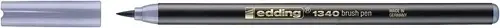ROTUL.EDDING 1340 BRUSHPEN G.PLATA - Pack de 10 unidades