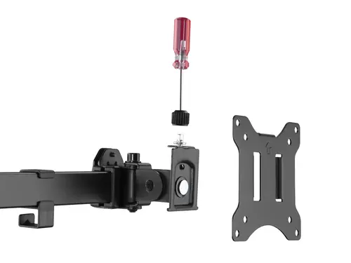 Soporte articulado de sobremesa para triple monitor de 17"-32 - Imagen 5