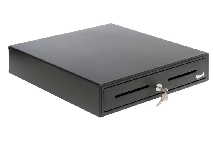 Cajón Portamonedas IRON-70 44,5cm 5+8 negro