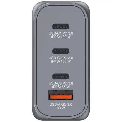 GNC-100 Universal Negro, Gris Corriente alterna Carga rápida Interior - Imagen 2