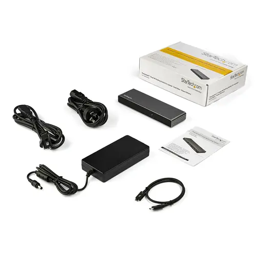 Dock Thunderbolt 3 - Docking Station Thunderbolt 3 de Dos Monitores DisplayPort HDMI y VGA 1080p para Portátil - Replicador de Puertos con Entrega de Alimentación PD de 85W y Carga - Ethernet - 2x USB-A - para Windows y Mac - Imagen 7