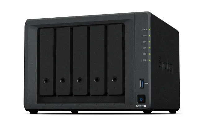 DiskStation DS1522+ servidor de almacenamiento NAS Torre AMD Embe..