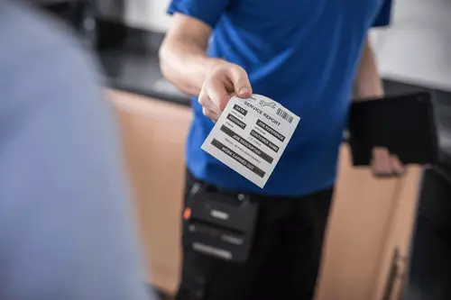 BDL-7J000102-058 etiqueta de impresora Blanco Etiqueta para impresora no adhesiva - Imagen 5