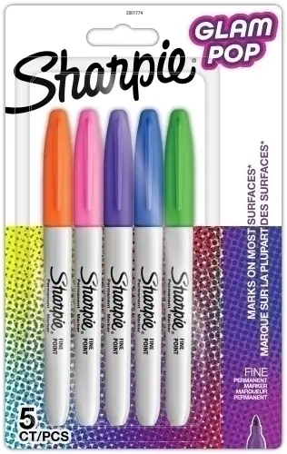 ROTUL.PAPERMATE SHARPIE GLAM C/5