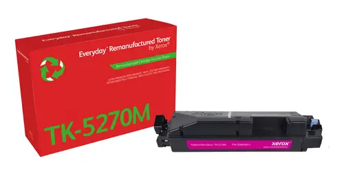 Remanufacturado Everyday Tóner Everyday Magenta remanufacturado de Xerox es compatible con Kyocera TK-5270M, Capacidad estándar - Imagen 1
