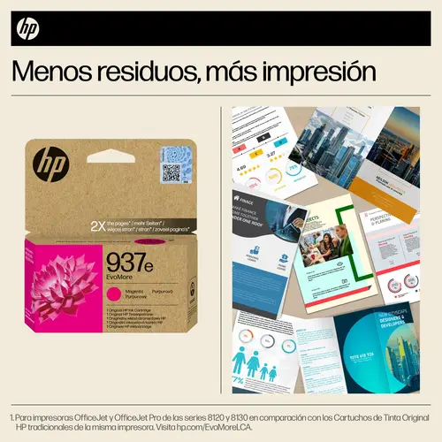 Cartucho de Tinta Original EvoMore 937e magenta - Imagen 3