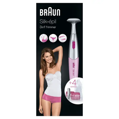 Silk-épil Styler FG1100 depiladora bikini Rosa - Imagen 2