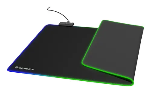 Boron 500 XXL RGB Alfombrilla de ratón para juegos Negro - Imagen 12