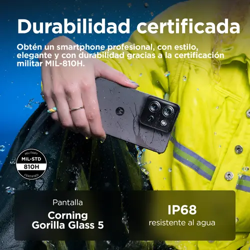 moto G75 5G 17,2 cm (6.78") Ranura híbrida Dual SIM Android 14 USB Tipo C 8 GB 256 GB 5000 mAh Gris - Imagen 5