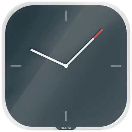 90170089 wall/table clock Pared Quartz clock Plaza Negro