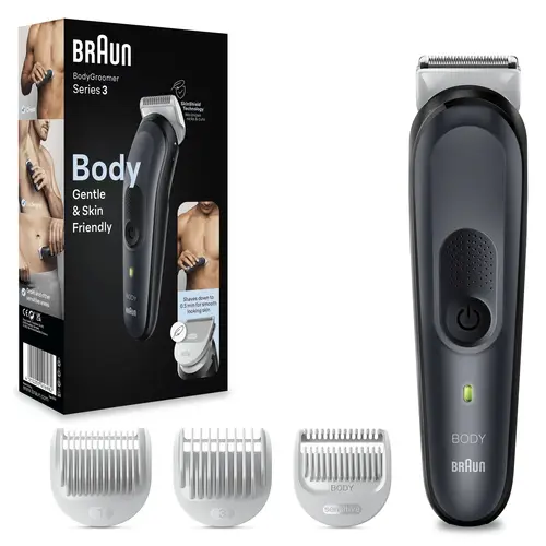 BodyGroomer 3 BG3340 Negro, Gris - Imagen 2
