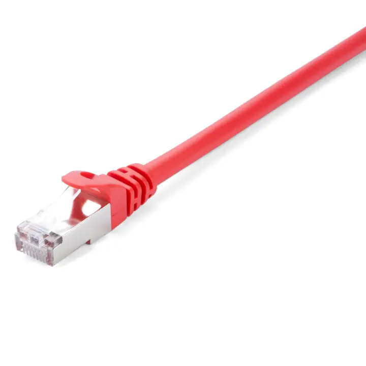 Cable rojo Cat6 blindado (STP) con conector RJ45 macho a RJ45 macho 10m 32.8ft