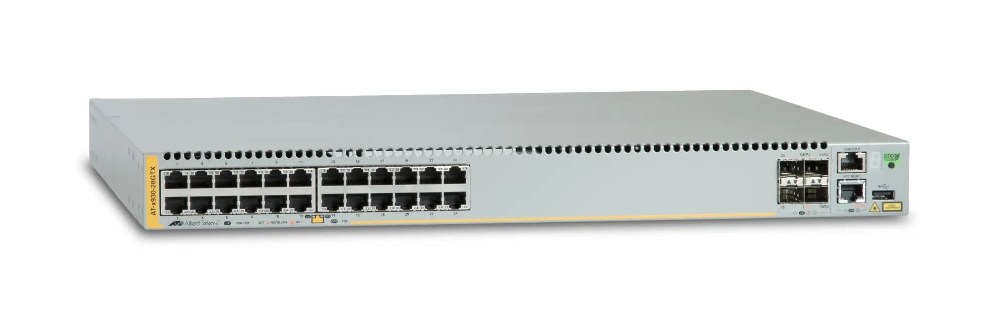 AT-x930-28GTX Gestionado L3 Gigabit Ethernet (10/100/1000) Gris
